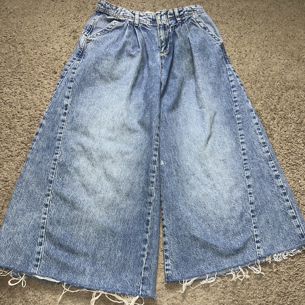 We The Free Light Blue Wide Leg Flare Jeans